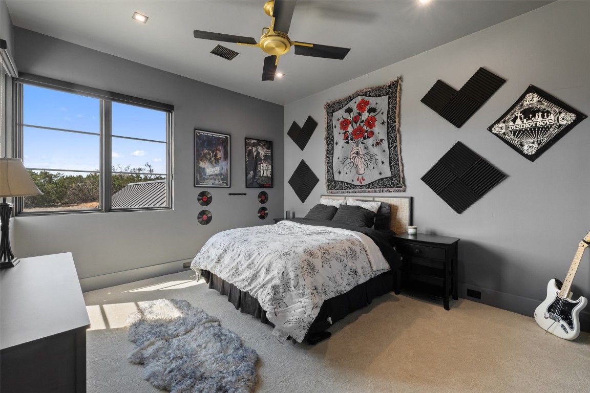 Bedroom, Interior, Recessed Lighting