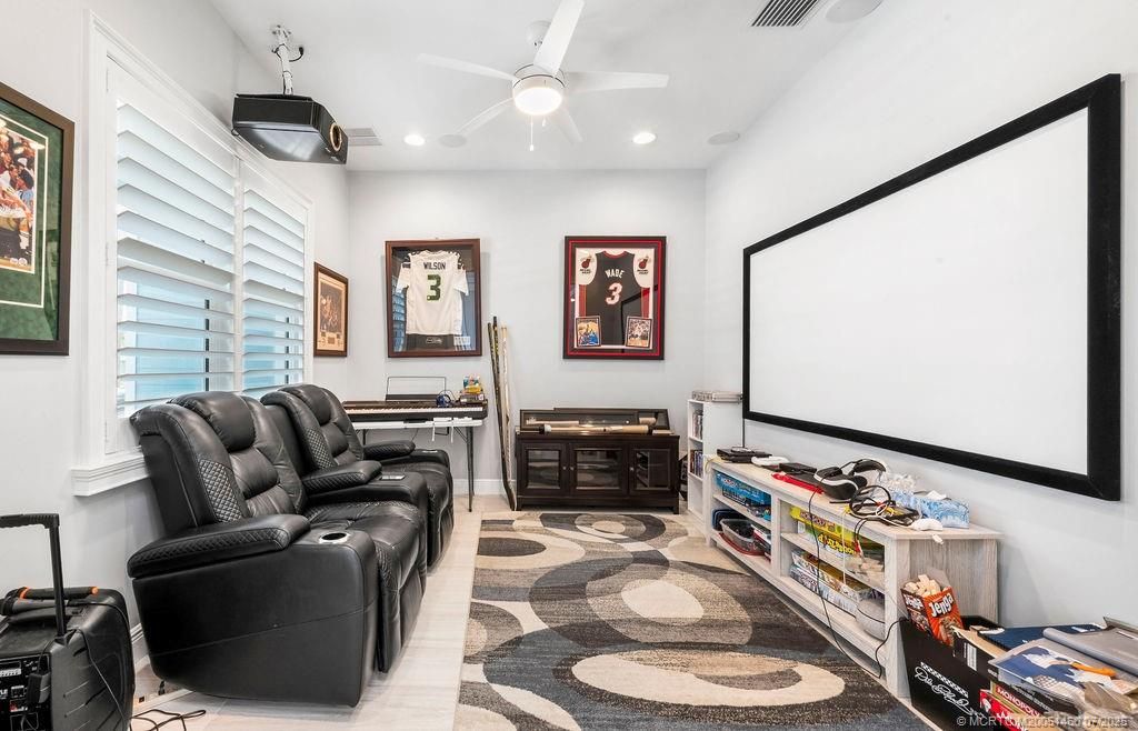 Home Theatre Room, Interior, Projection Screen, Recessed Lighting, Theatre Room