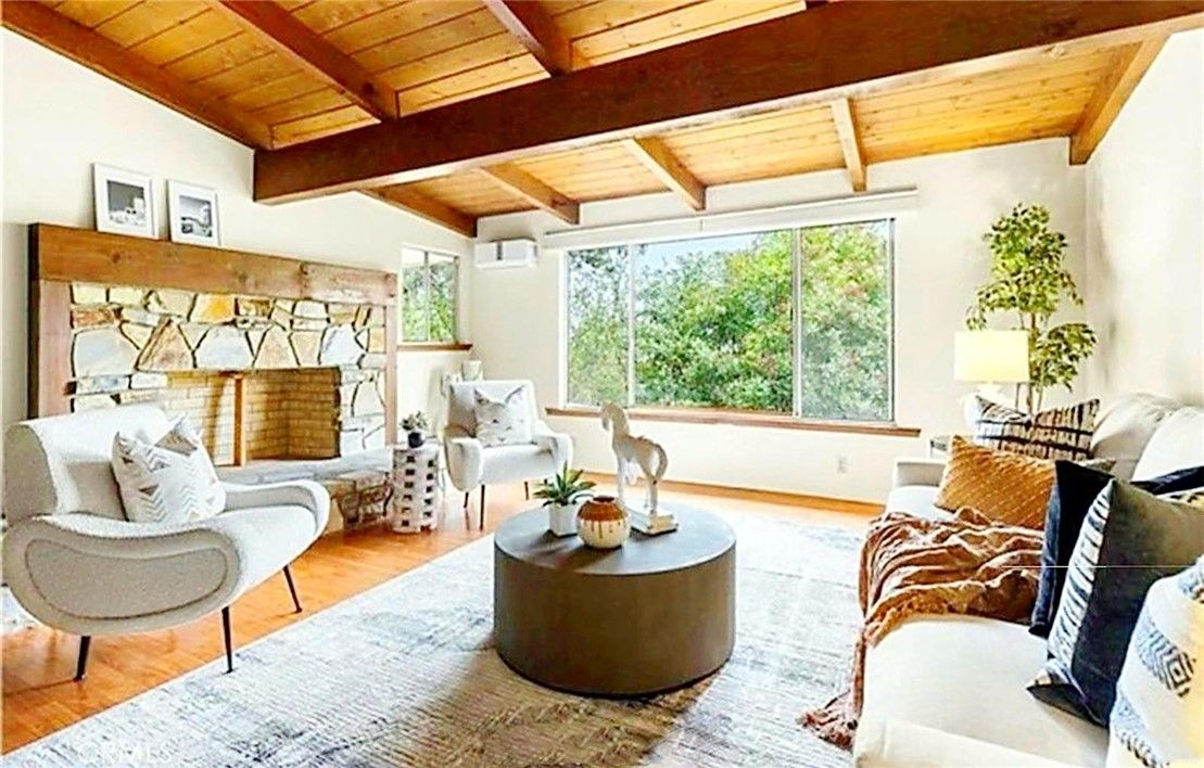 Fireplace, Interior, Living room, Wooden Beams, Wooden Ceilings, Wood Texture Flooring