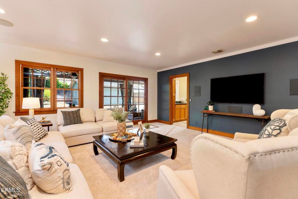 Interior, Living room, Recessed Lighting