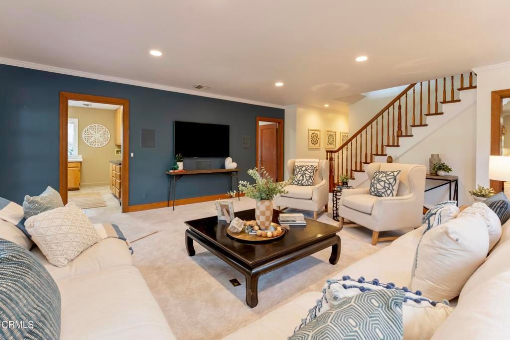 Interior, Living room, Recessed Lighting