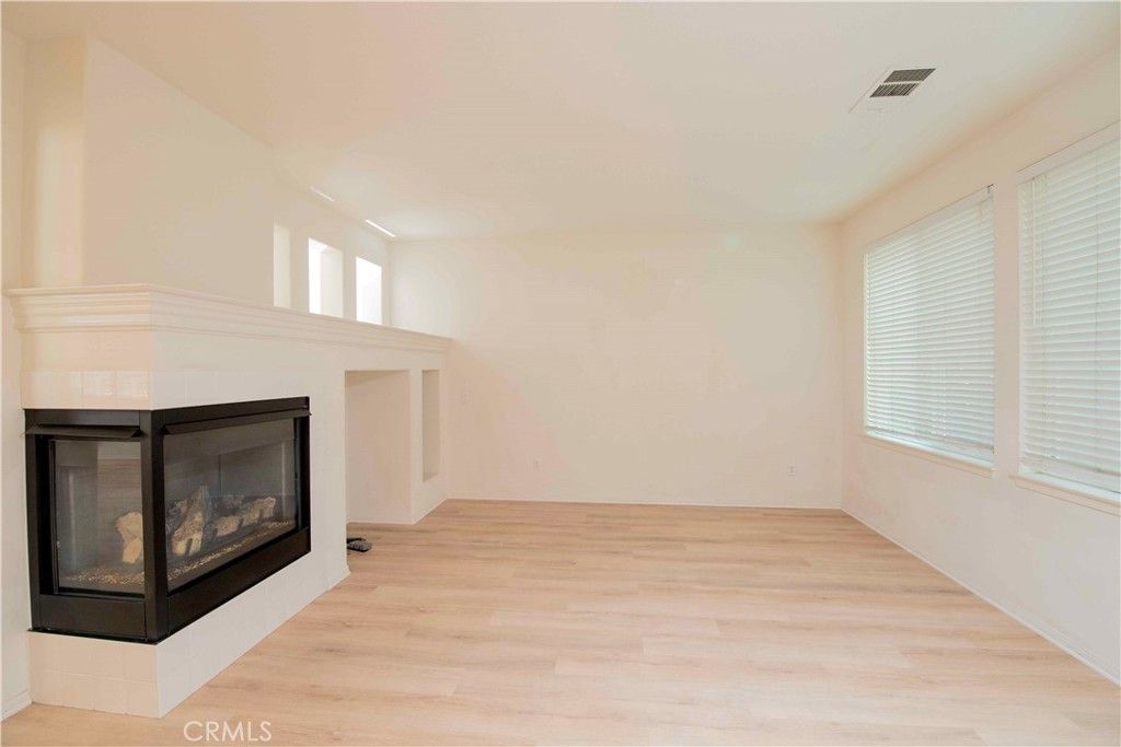 Empty room, Fireplace, Interior, Wood Texture Flooring