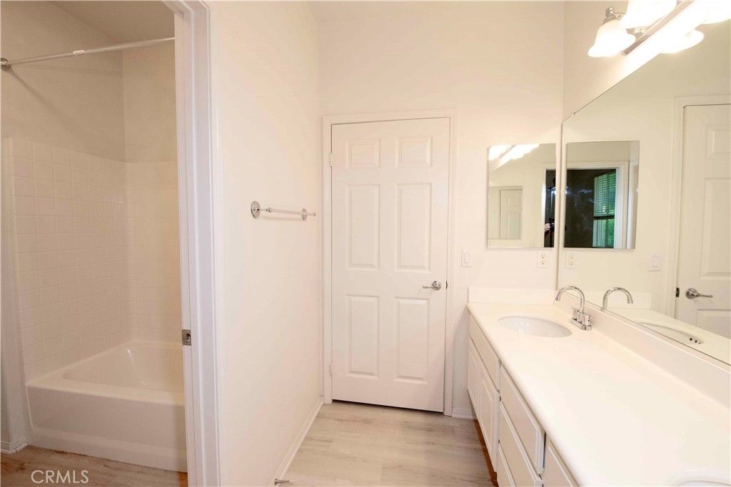 Bathroom, Dual Sink Vanities, Interior, Wood Texture Flooring