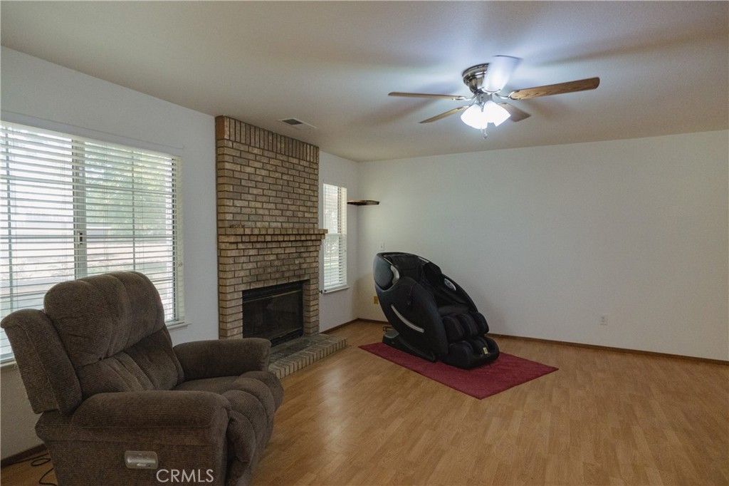 Empty room, Fireplace, Interior, Wood Texture Flooring