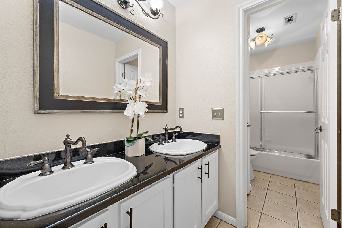 Bathroom, Dual Sink Vanities, Glass Shower, Interior