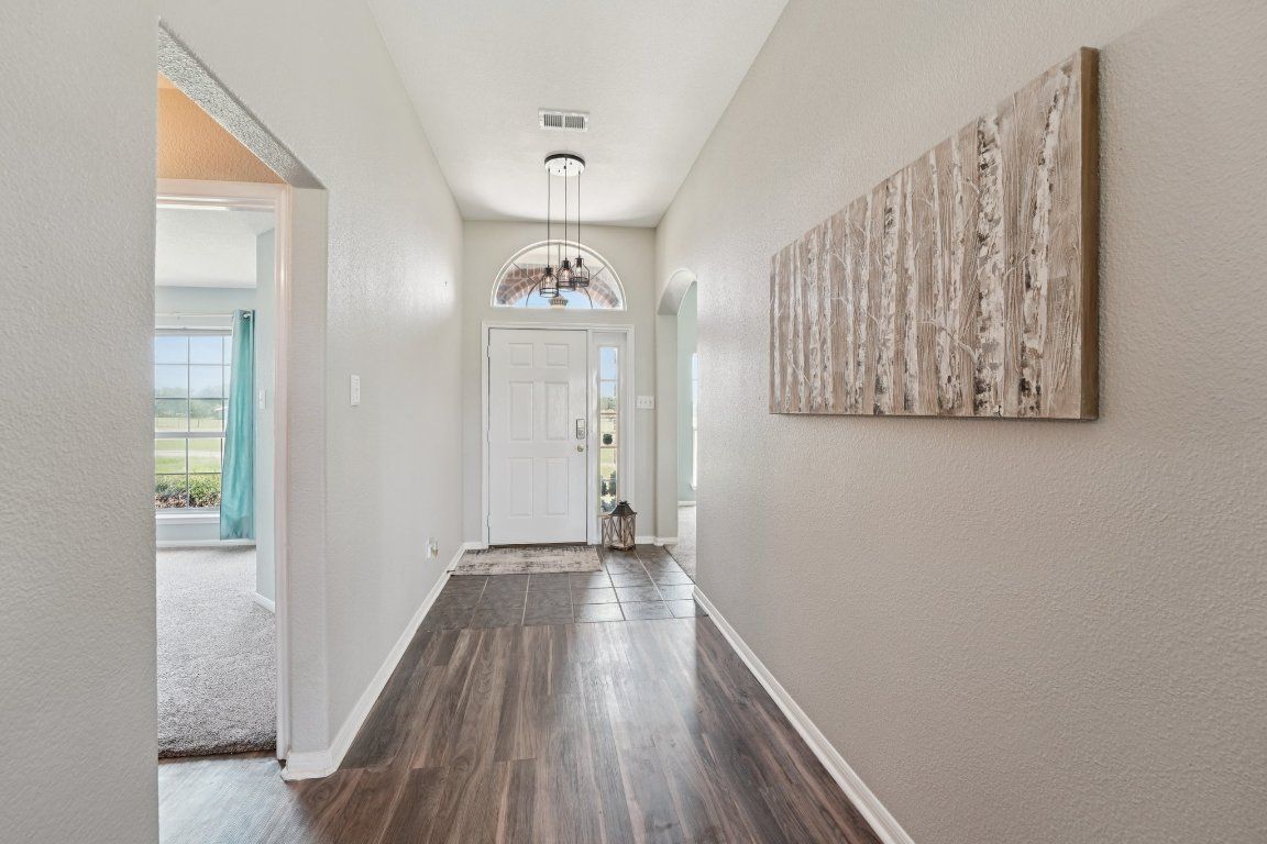 Chandelier, Interior, Wood Texture Flooring