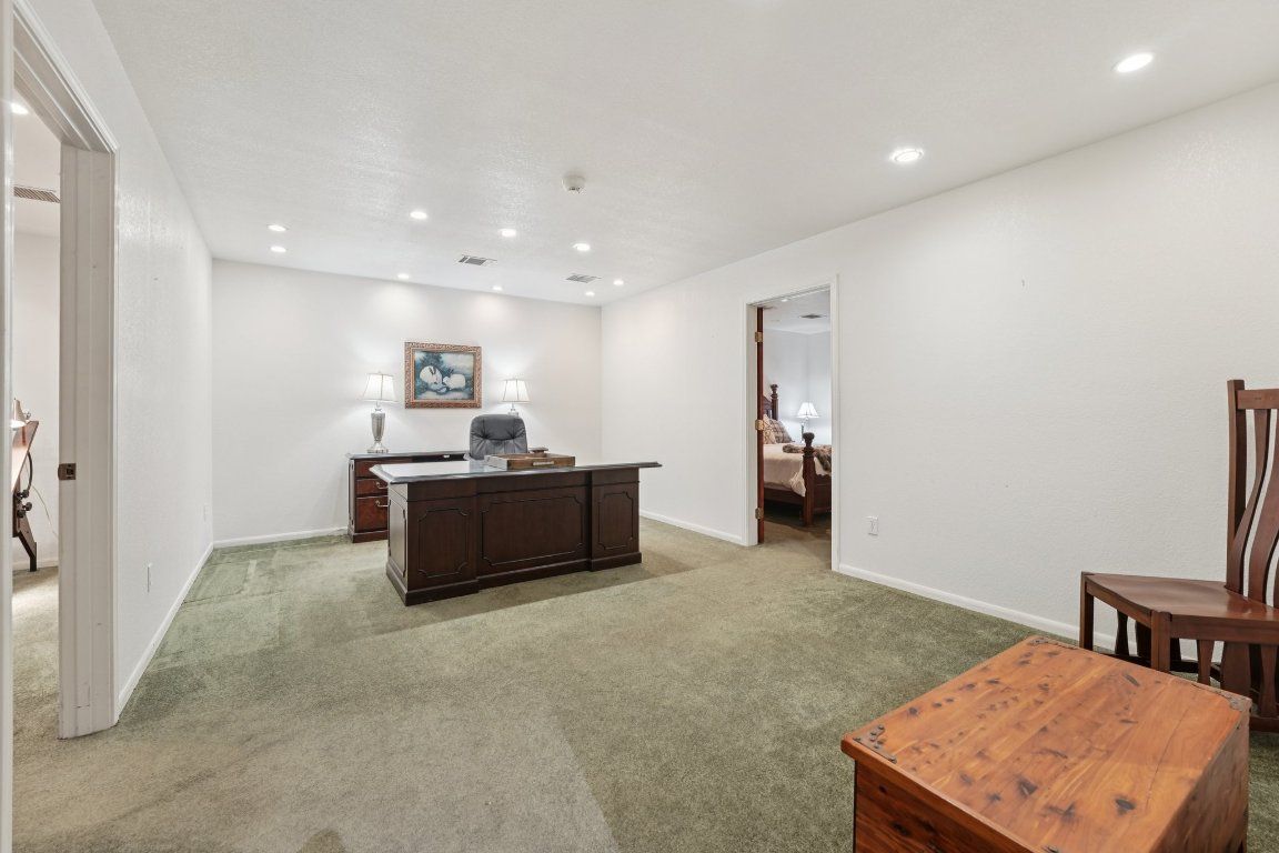 Home Office, Interior, Recessed Lighting
