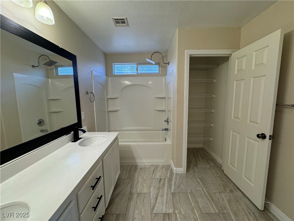 Bathroom, Dual Sink Vanities, Interior, Walk-in Closets