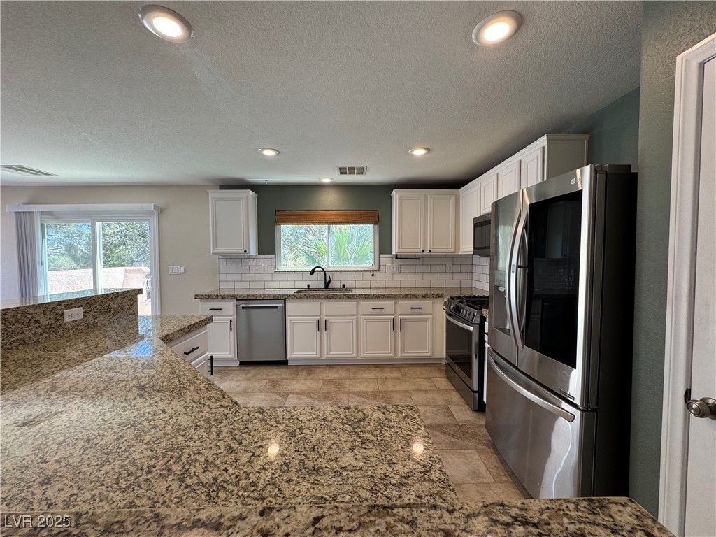 Interior, Kitchen, Recessed Lighting, Stainless Steel Appliances