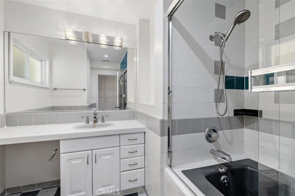 Bathroom, Glass Shower, Interior, Tile Countertops