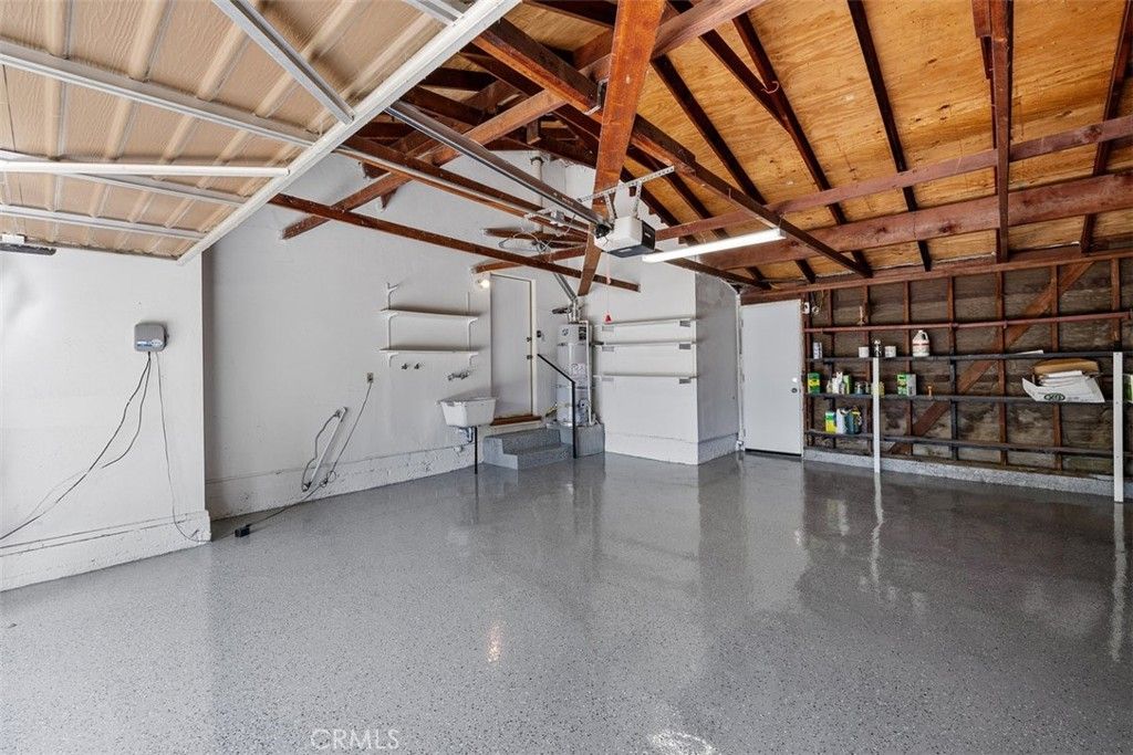 Garage, Interior, Wooden Beams, Wooden Ceilings