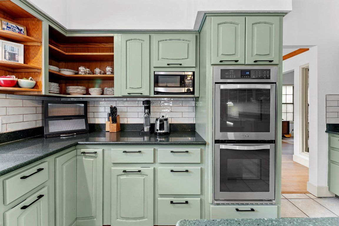 Interior, Kitchen, Wood Texture Flooring