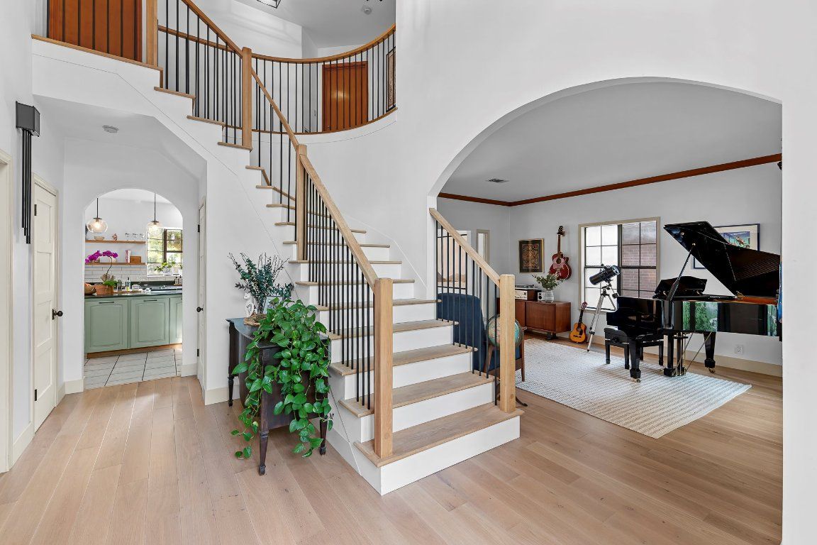 Interior, Piano, Wood Texture Flooring