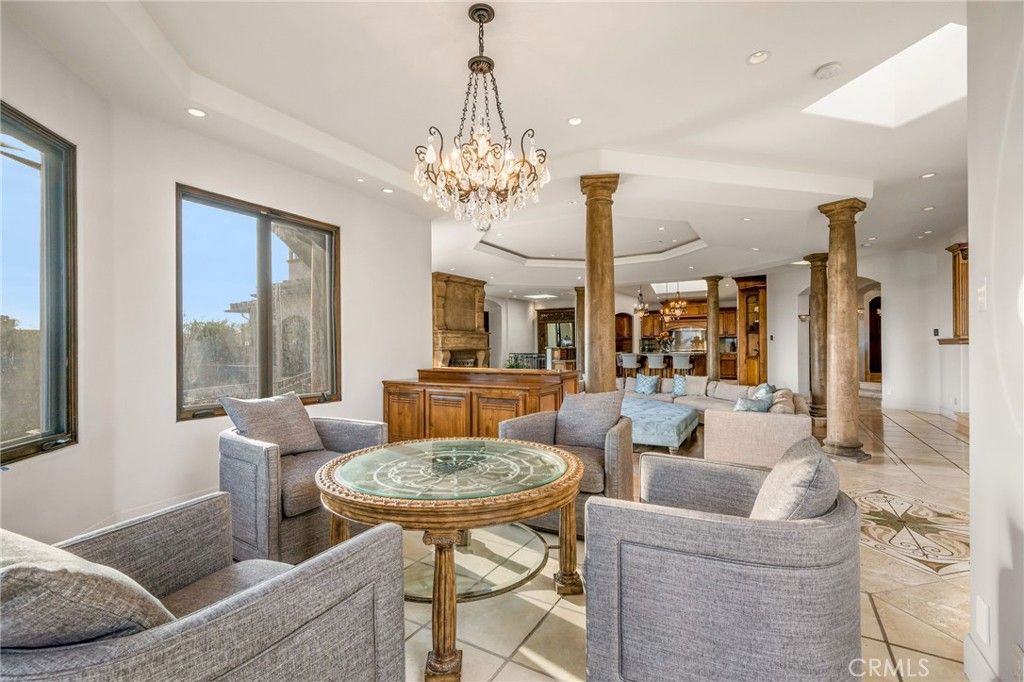Chandelier, Interior, Living room, Recessed Lighting