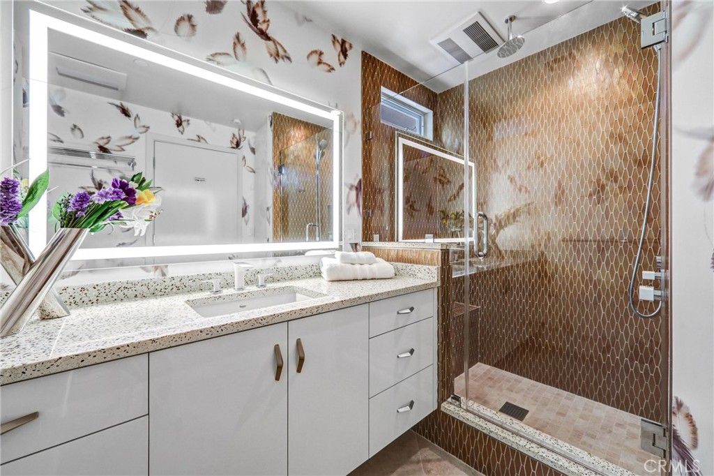 Bathroom, Glass Shower, Interior