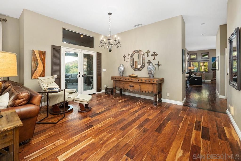 Chandelier, Interior, Recessed Lighting, Wood Texture Flooring
