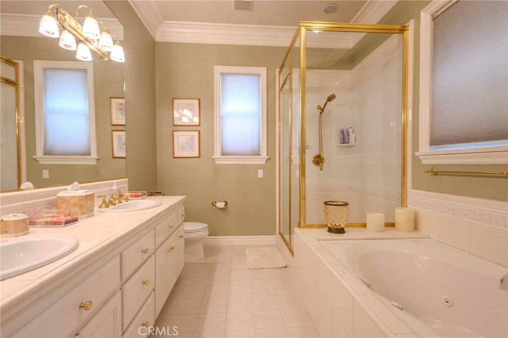 Bathroom, Dual Sink Vanities, Glass Shower, Interior, Tile Countertops