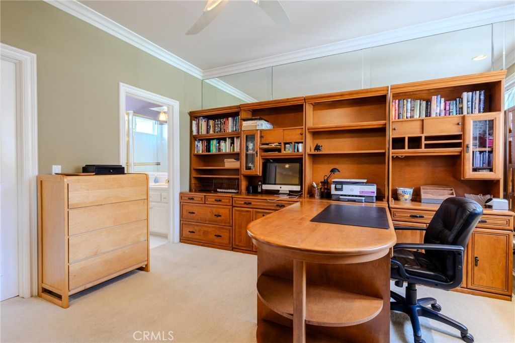 Home Office, Interior, Recessed Lighting