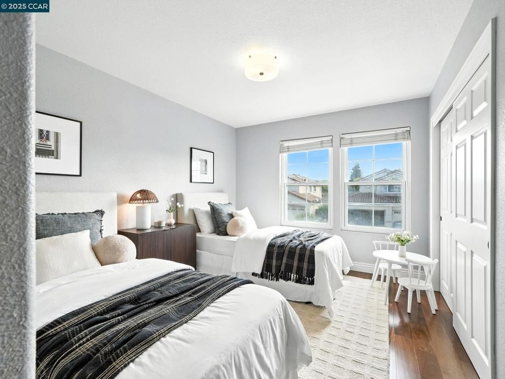 Bedroom, Interior, Wood Texture Flooring