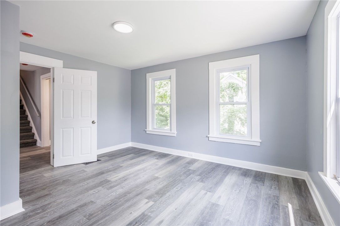 Empty room, Interior, Wood Texture Flooring