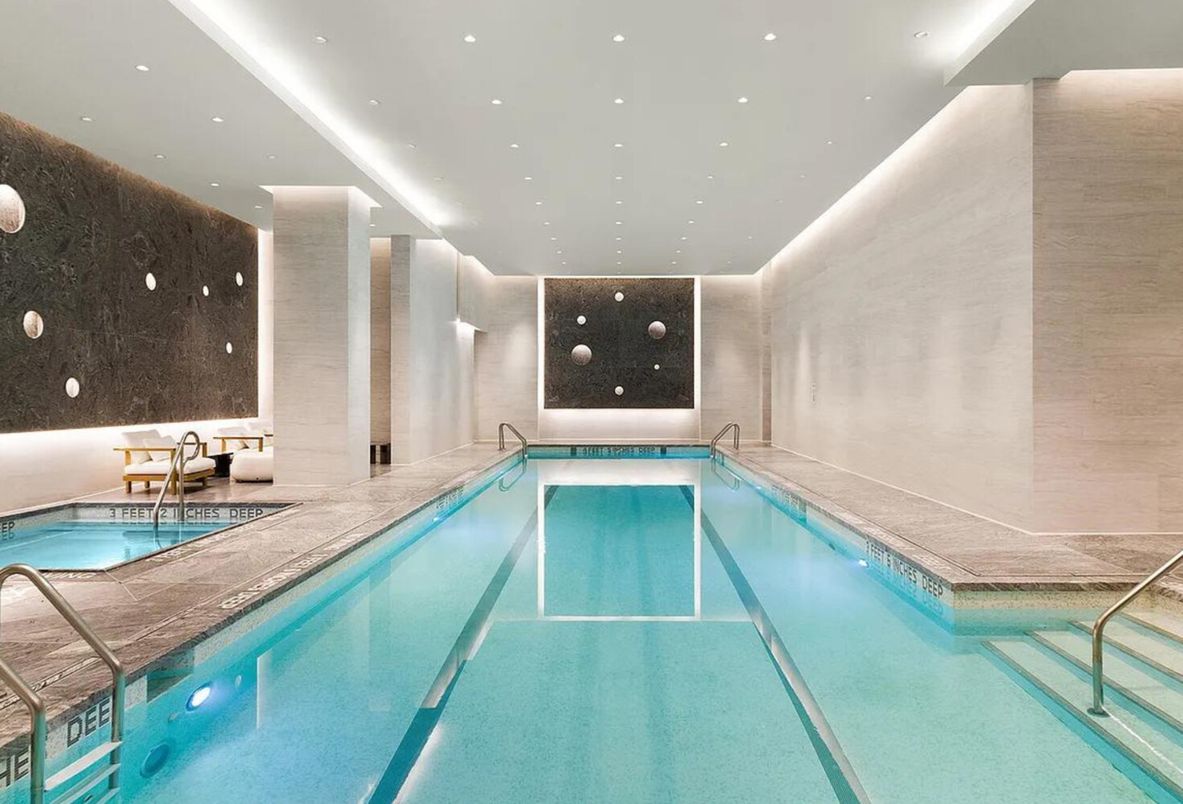 Interior, Pool, Recessed Lighting