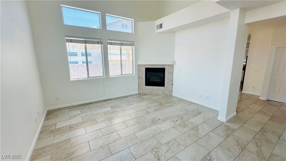 Empty room, Fireplace, Interior