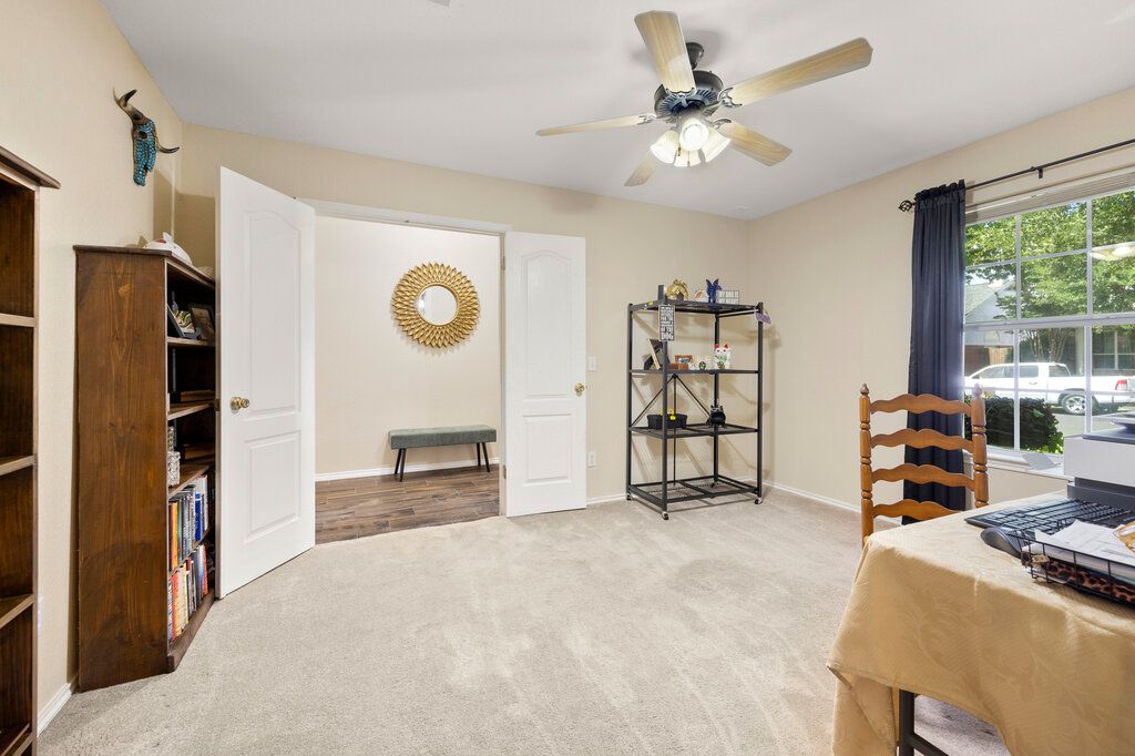 Home Office, Interior, Wood Texture Flooring
