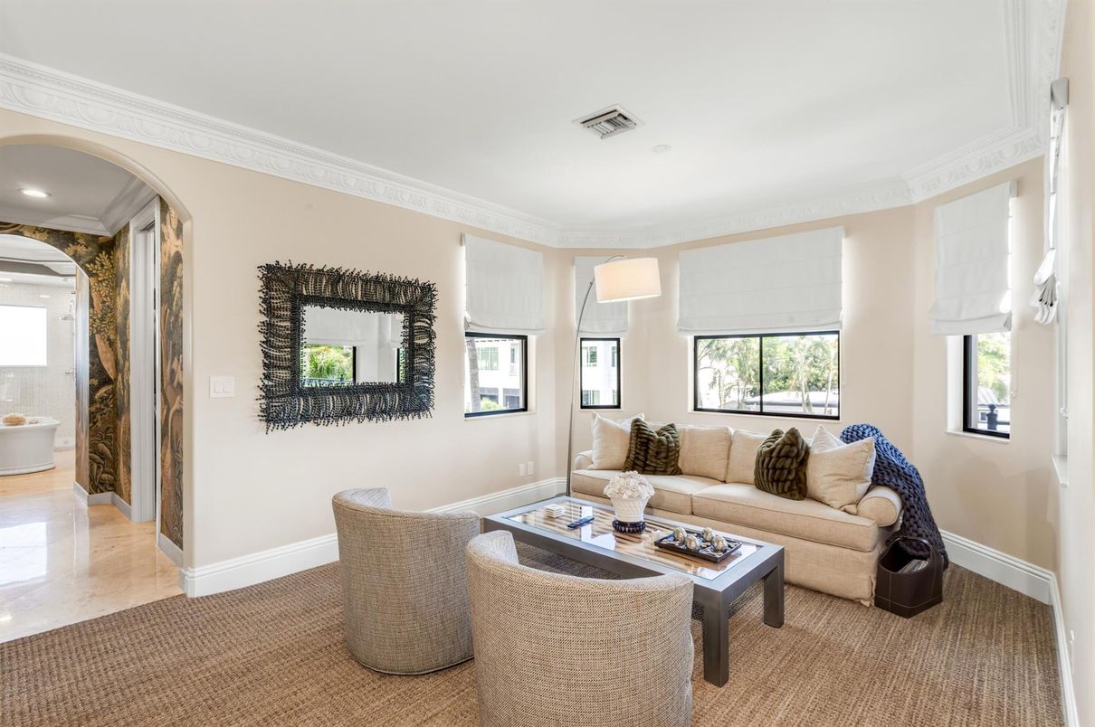 Interior, Living room, Recessed Lighting