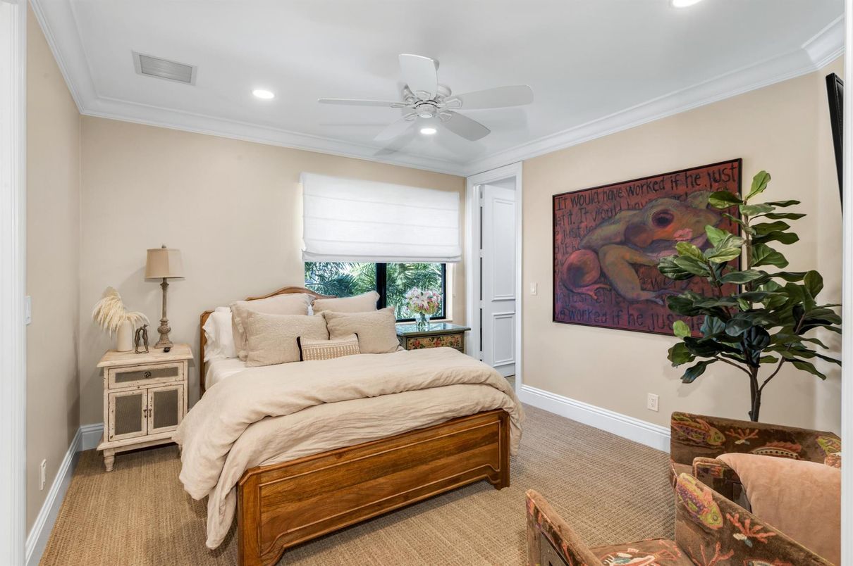Bedroom, Interior, Recessed Lighting