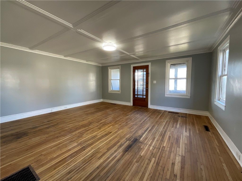 Empty room, Interior, Wood Texture Flooring