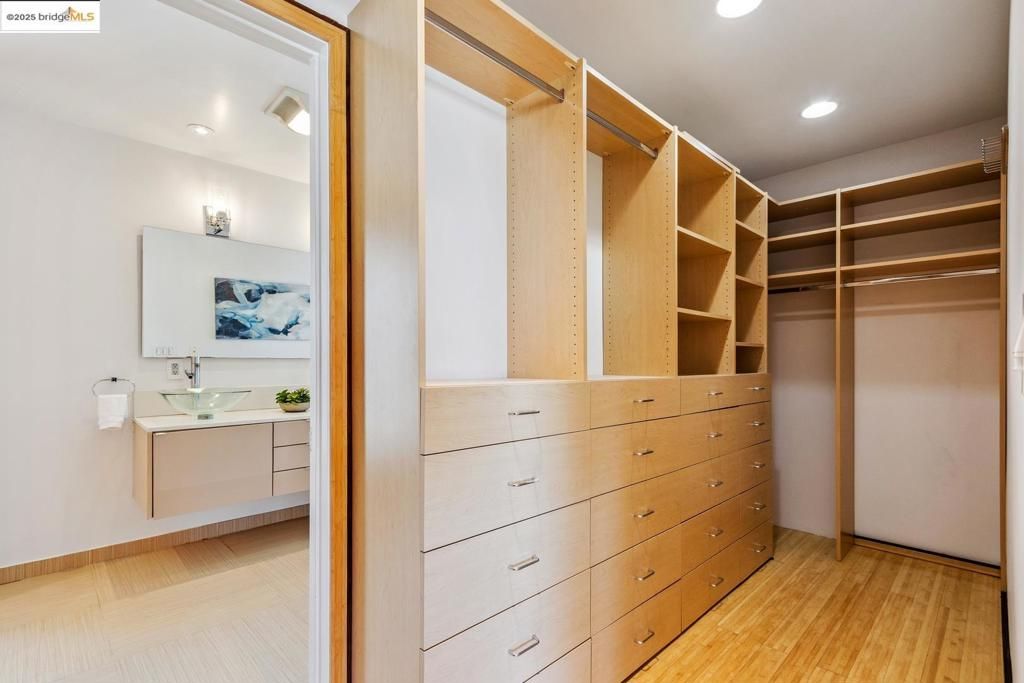 Interior, Recessed Lighting, Walk-in Closets, Wood Texture Flooring