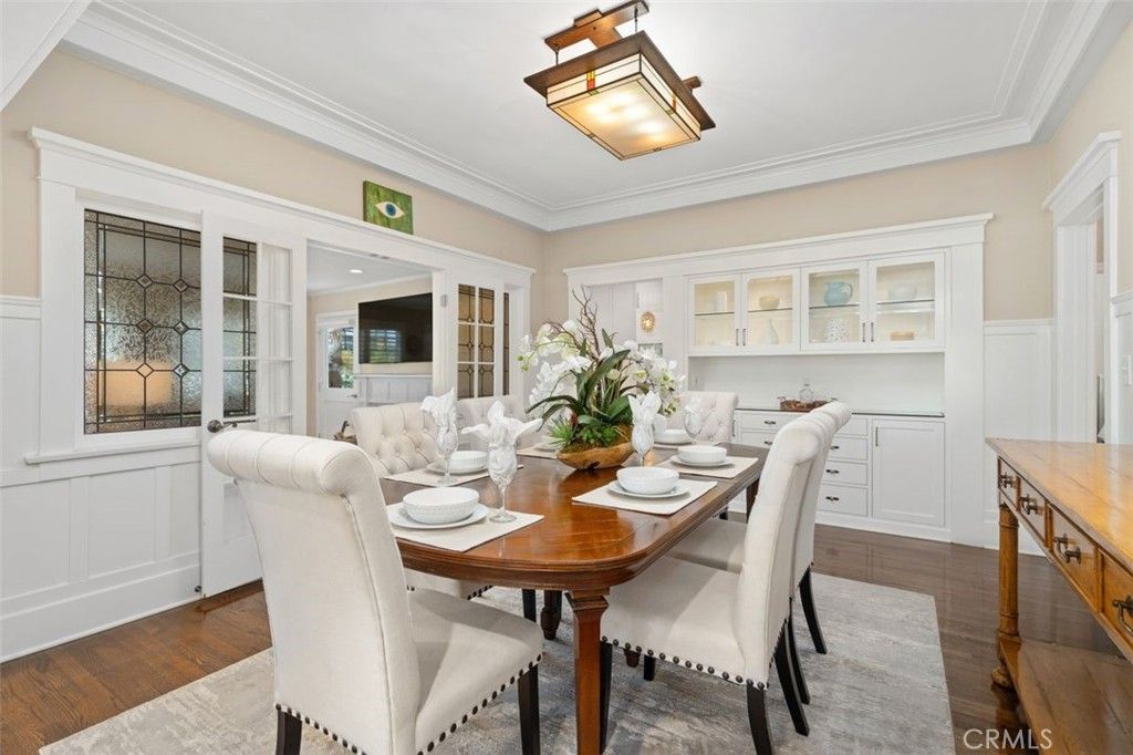 Dining room, Interior, Wood Texture Flooring