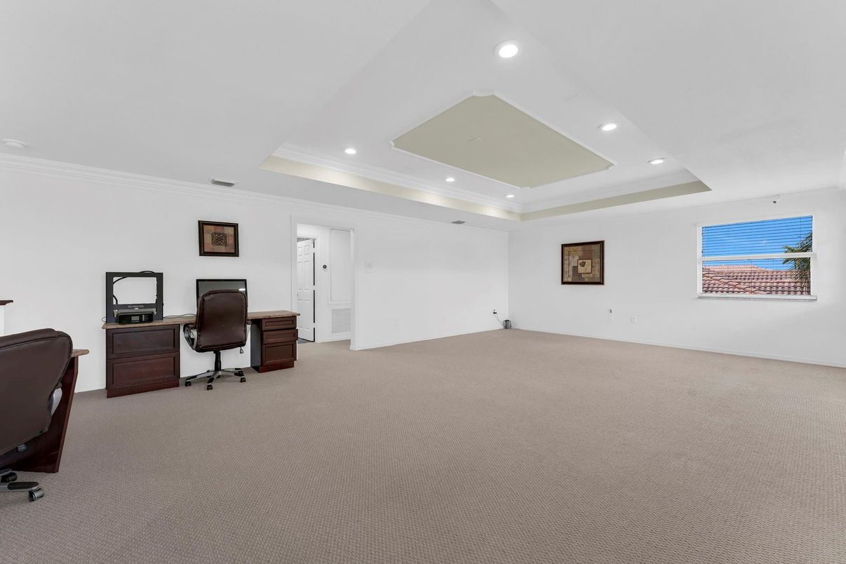Home Office, Interior, Recessed Lighting