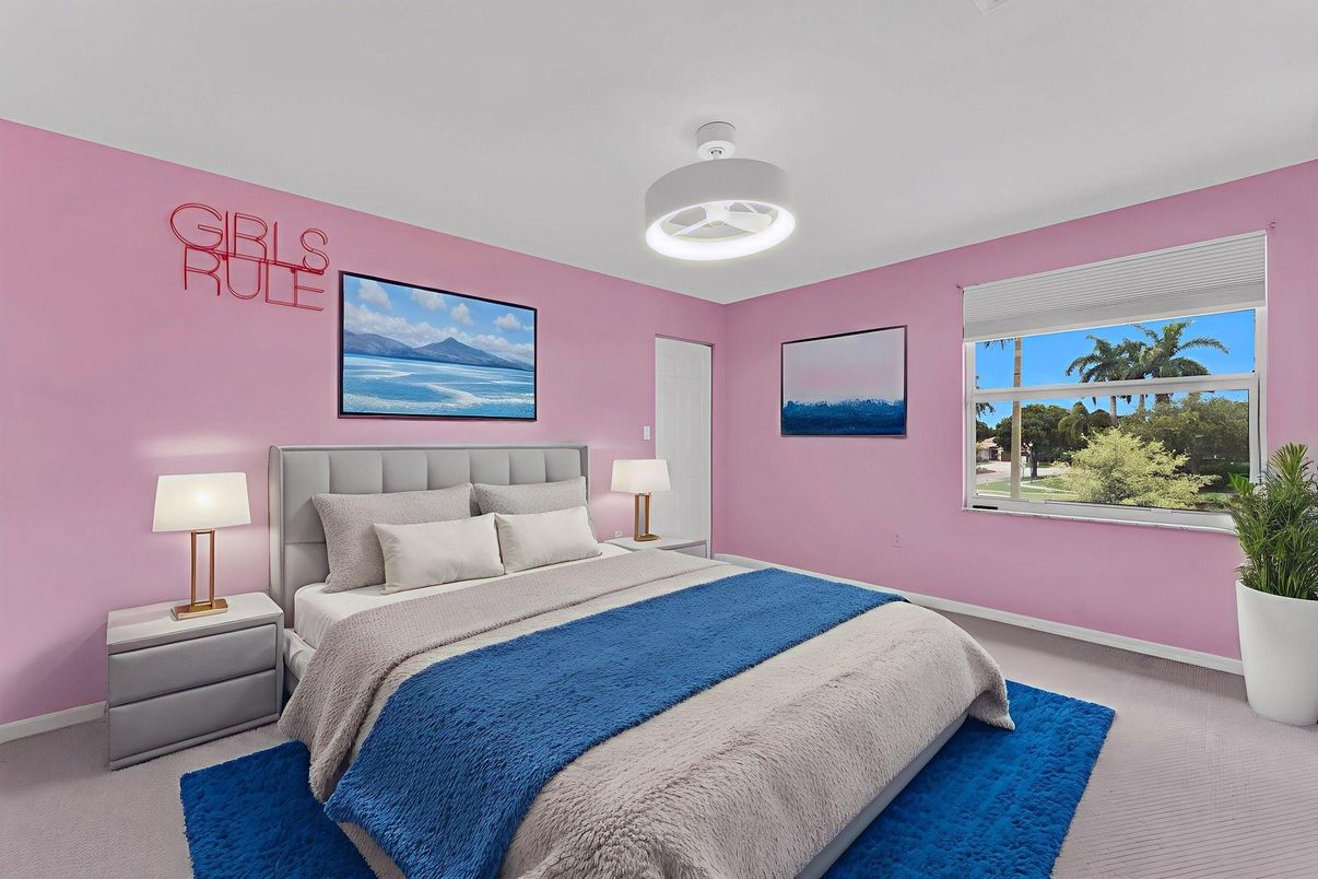Bedroom, Interior, Pendant Lights