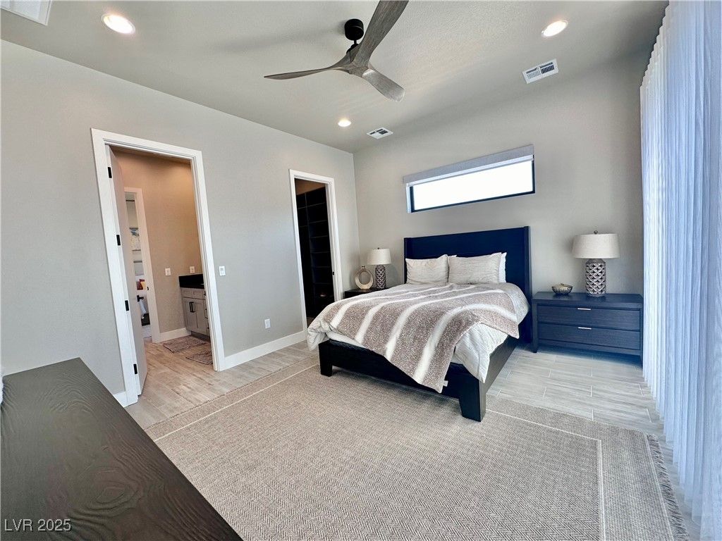 Bedroom, Interior, Recessed Lighting