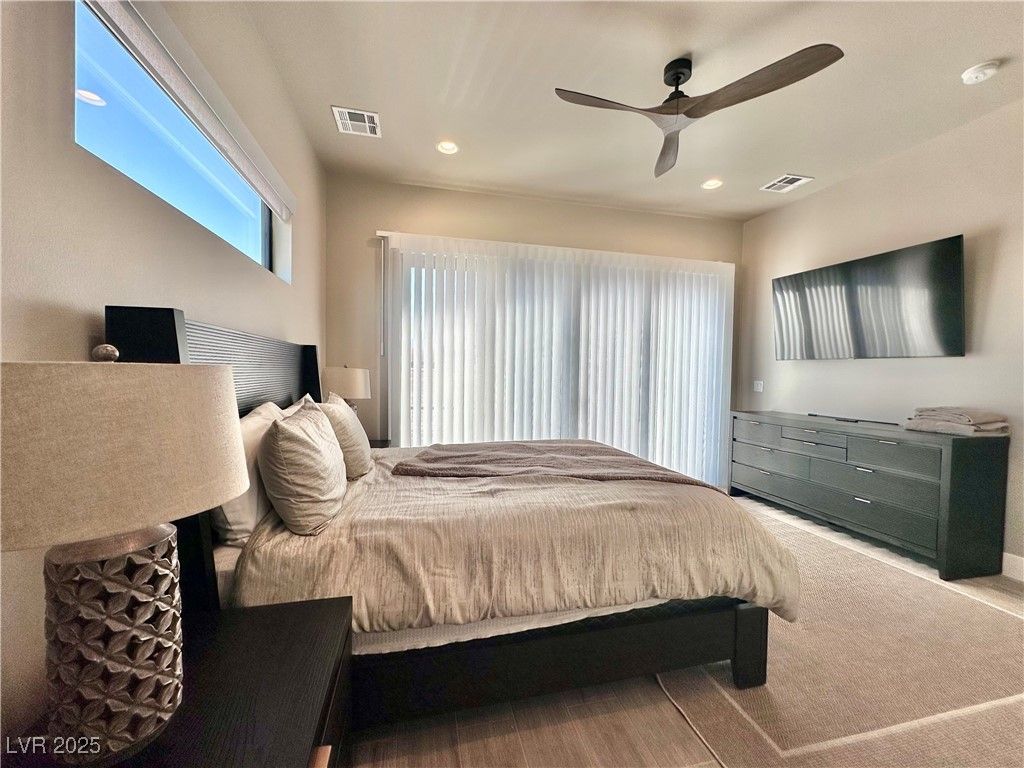 Bedroom, Interior, Recessed Lighting