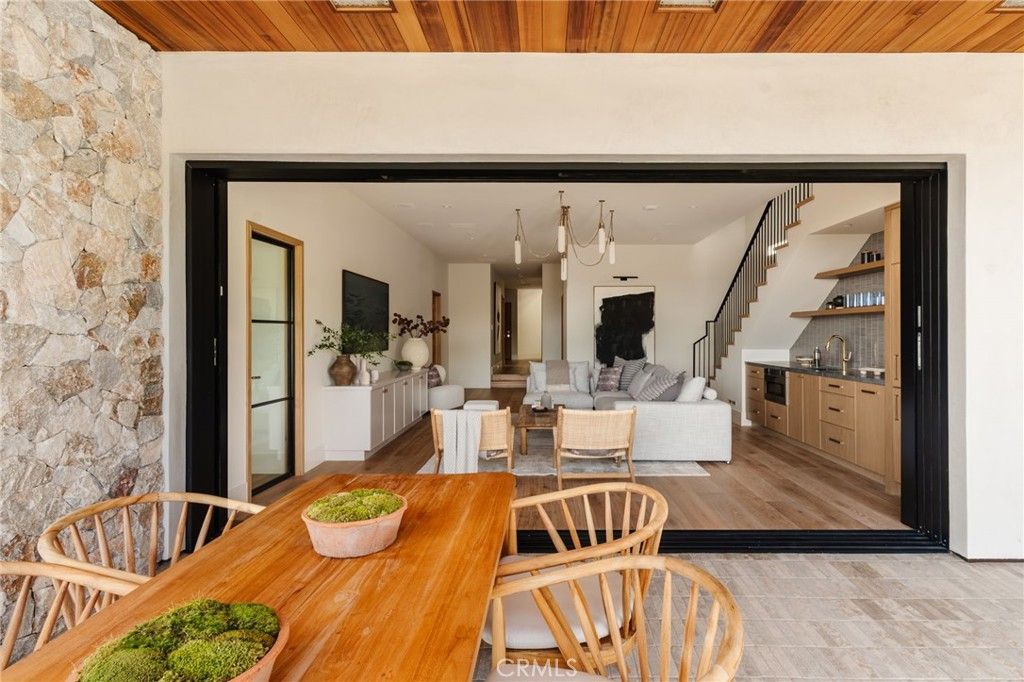 Dining room, Interior, Living room, Stone Walls, Wooden Ceilings, Wood Texture Flooring