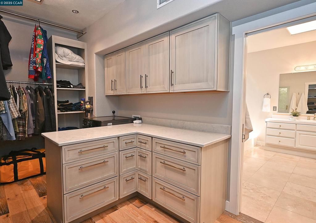 Interior, Recessed Lighting, Walk-in Closets, Wood Texture Flooring