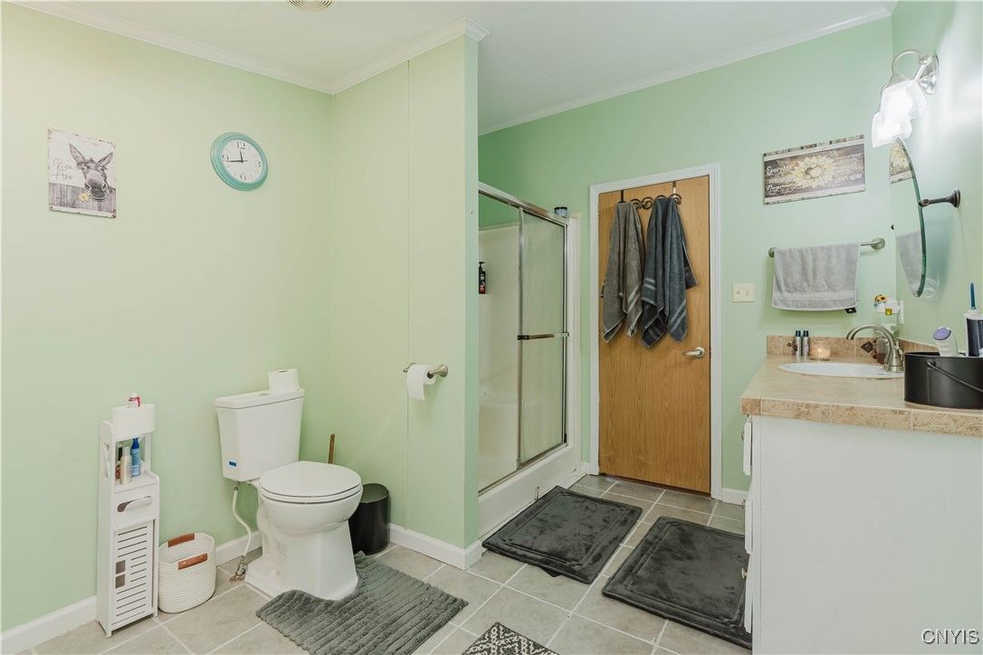 Bathroom, Glass Shower, Interior