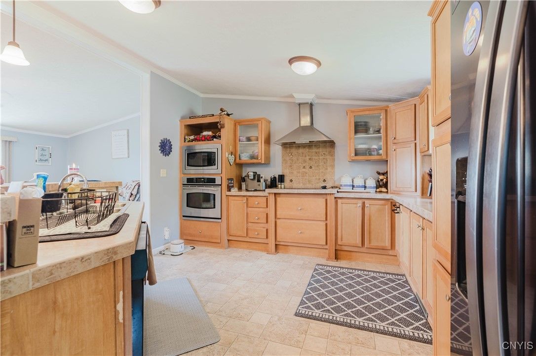 Interior, Kitchen, Pendant Lights, Stainless Steel Appliances