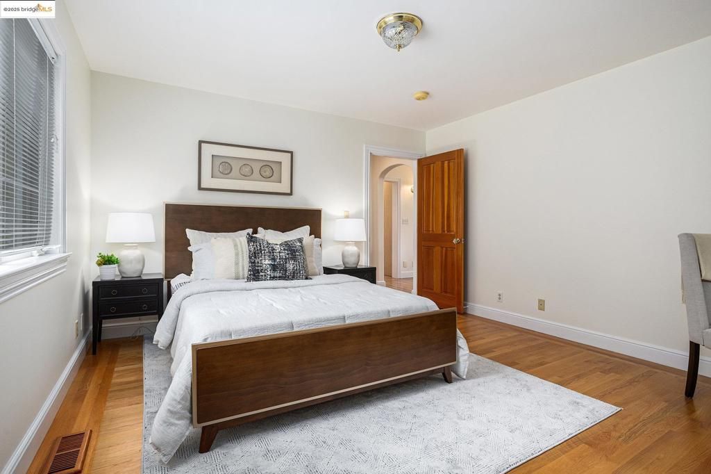 Bedroom, Interior, Wood Texture Flooring