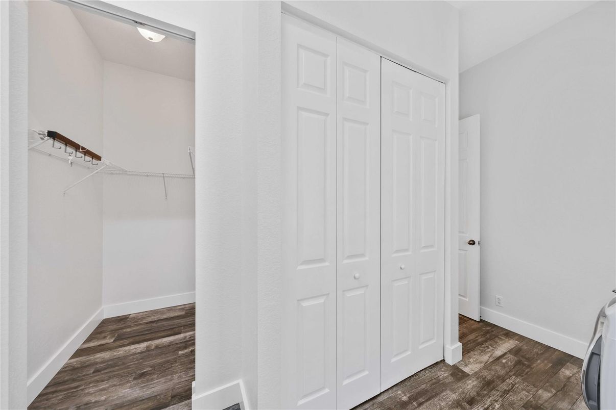 Interior, Walk-in Closets, Wood Texture Flooring