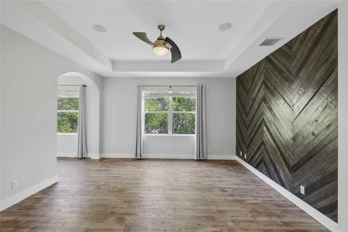 Empty room, Interior, Wood Texture Flooring