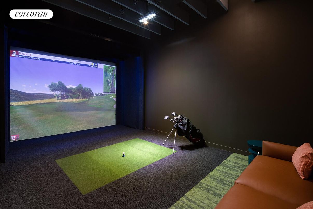 Interior, Projection Screen, Recessed Lighting, Theatre Room