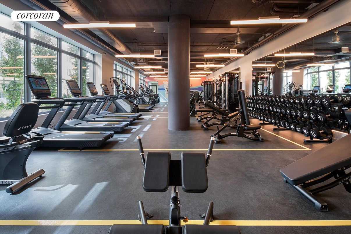 Fitness Equipment, Gym, Interior