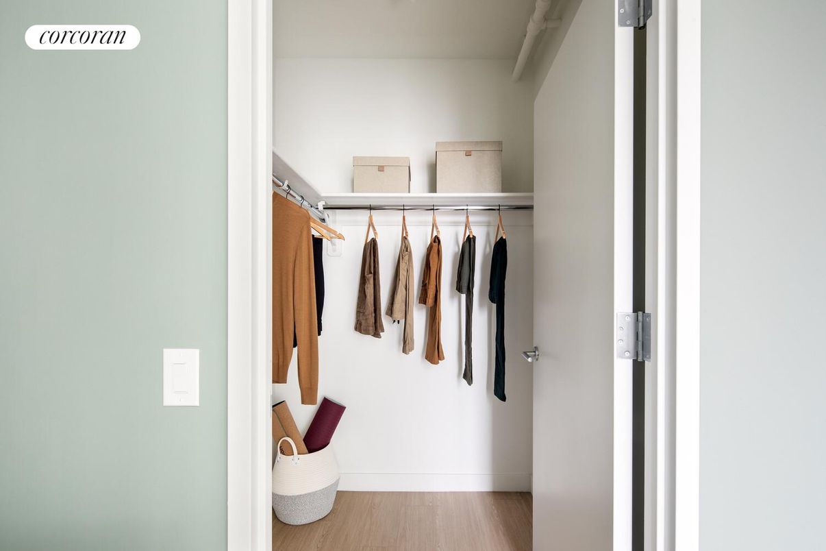 Interior, Walk-in Closets, Wood Texture Flooring
