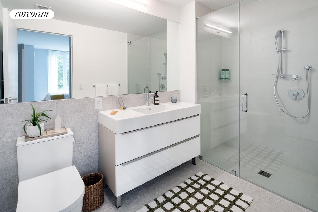 Bathroom, Glass Shower, Interior
