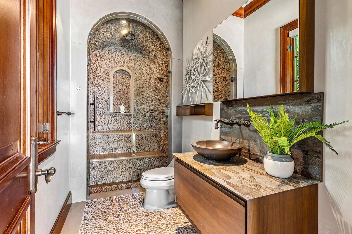 Bathroom, Glass Shower, Interior