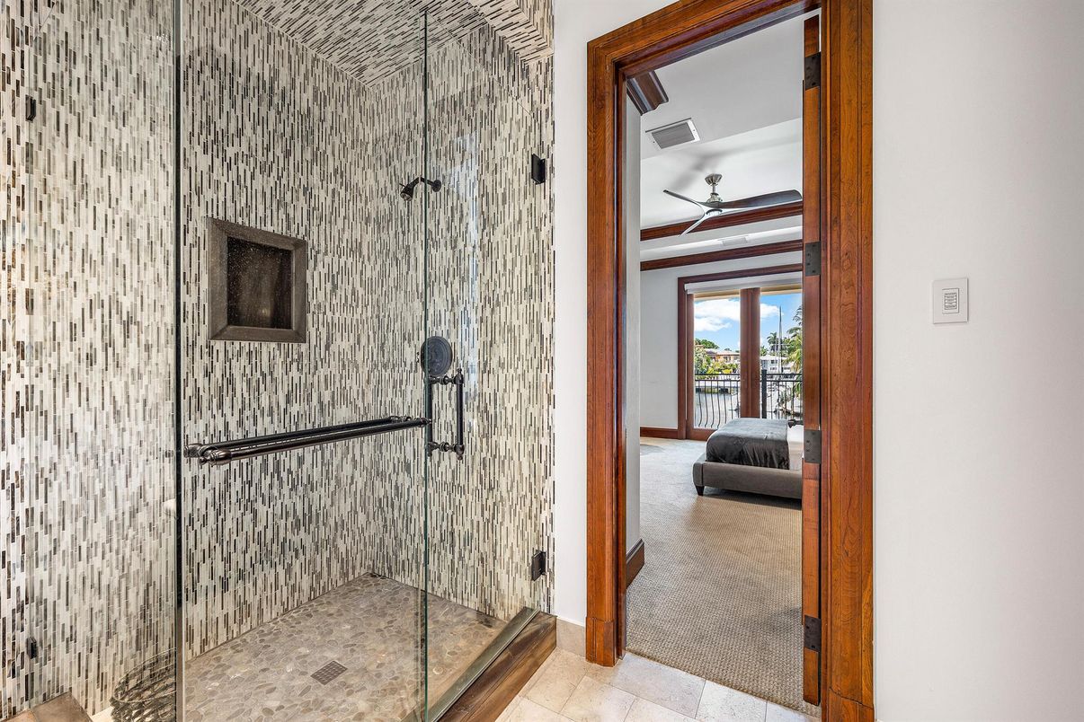 Bathroom, Glass Shower, Interior