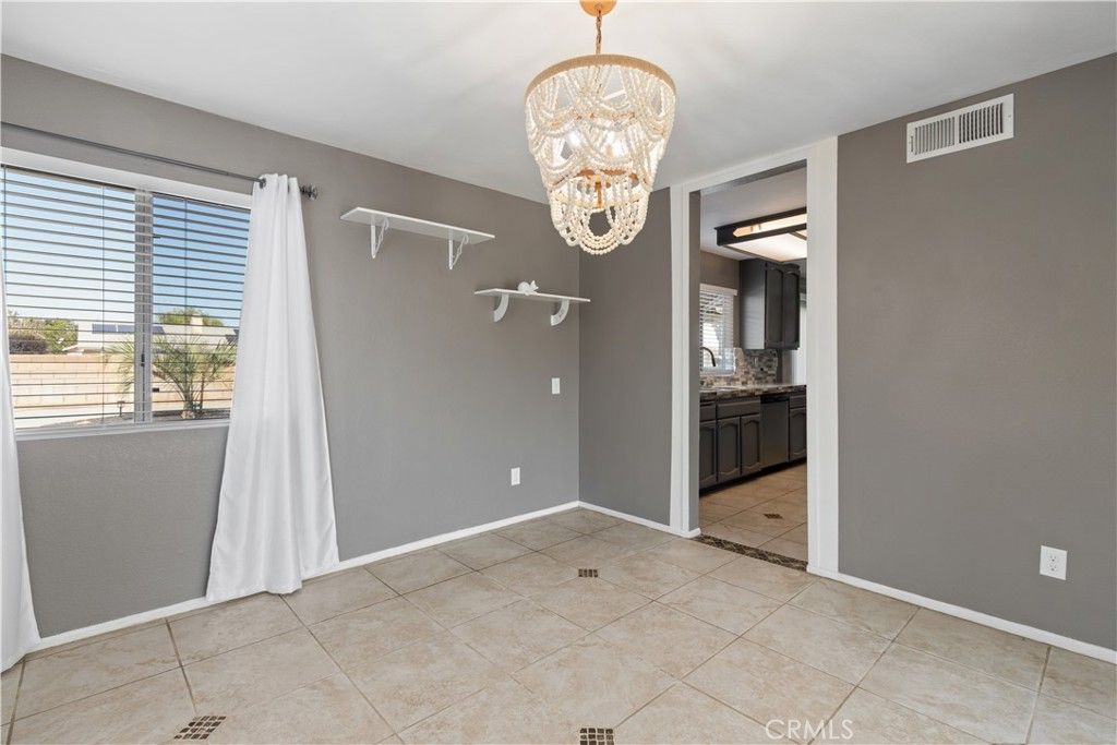 Chandelier, Empty room, Interior